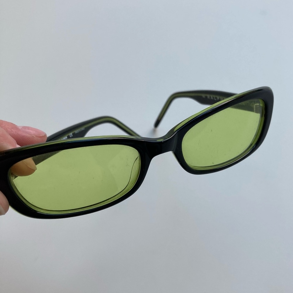 VTG Ralph Lauren Y2K Green Lenses Sunglasses